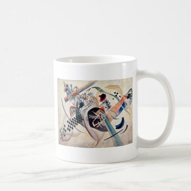Kandinsky Composition Abstrakt Kaffemugg (Höger)