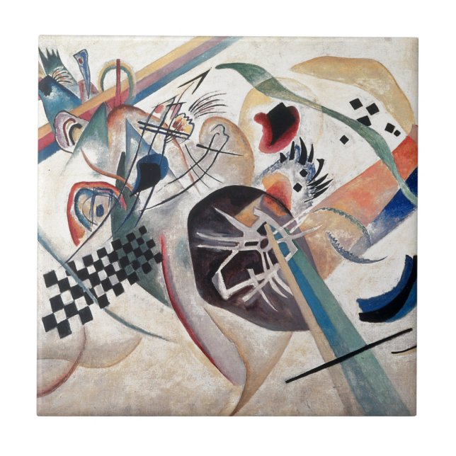 Kandinsky Composition Abstrakt Kakelplatta (Framsidan)