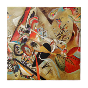 Kandinsky Composition Abstrakt Kakelplatta
