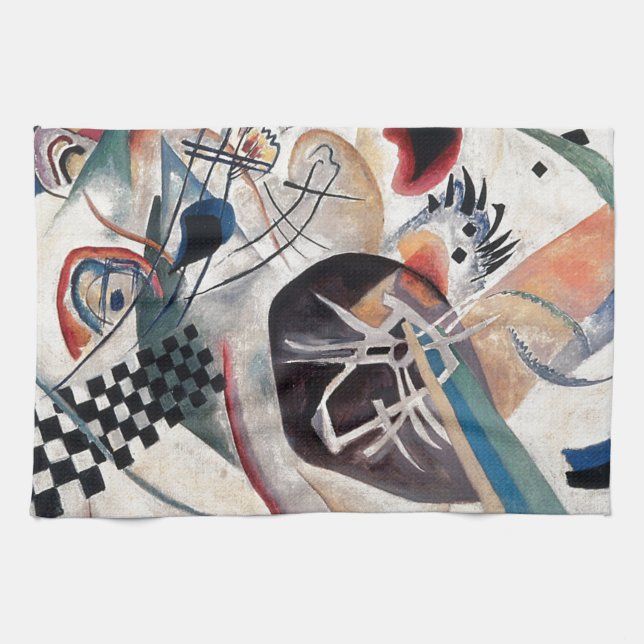 Kandinsky Composition Abstrakt Kökshandduk (Horisontell)