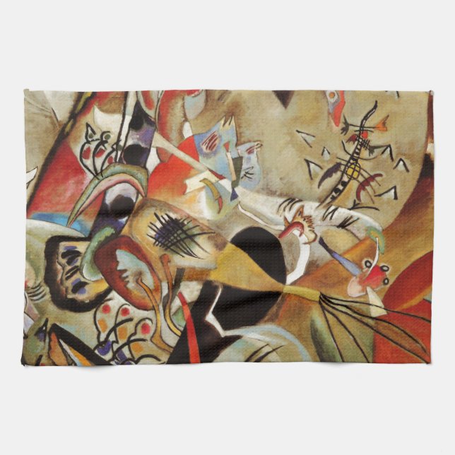 Kandinsky Composition Abstrakt Kökshandduk (Horisontell)