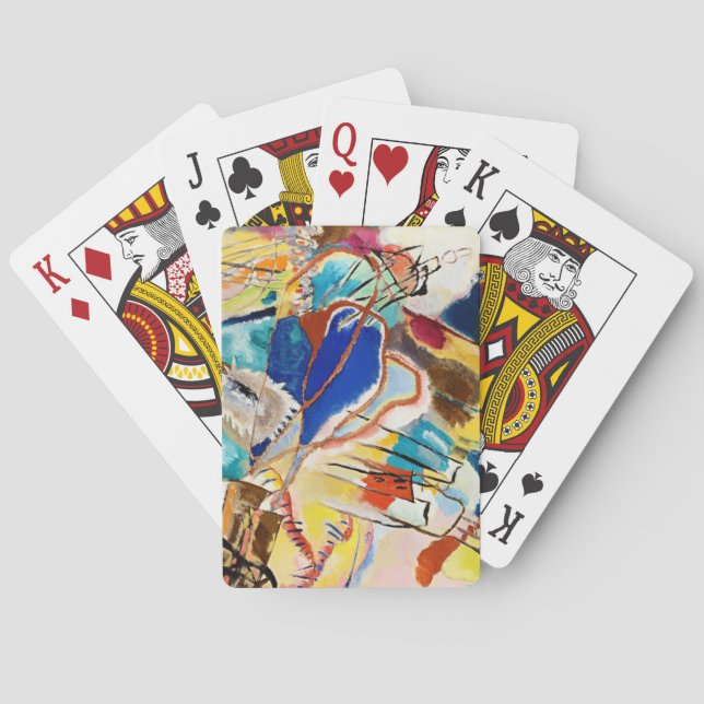 Kandinsky Composition Abstrakt Painting Casinokort (Baksidan)