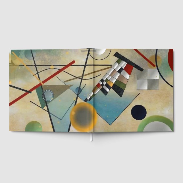 Kandinsky Composition Abstrakt Painting Gästböcker (Full)