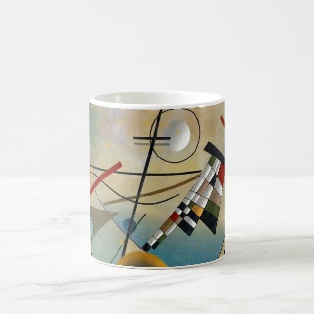 Kandinsky Composition Abstrakt Painting Kaffemugg (Center)