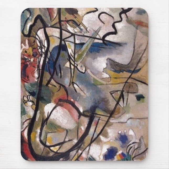 Kandinsky Composition Abstrakt Painting Musmatta (Framsidan)