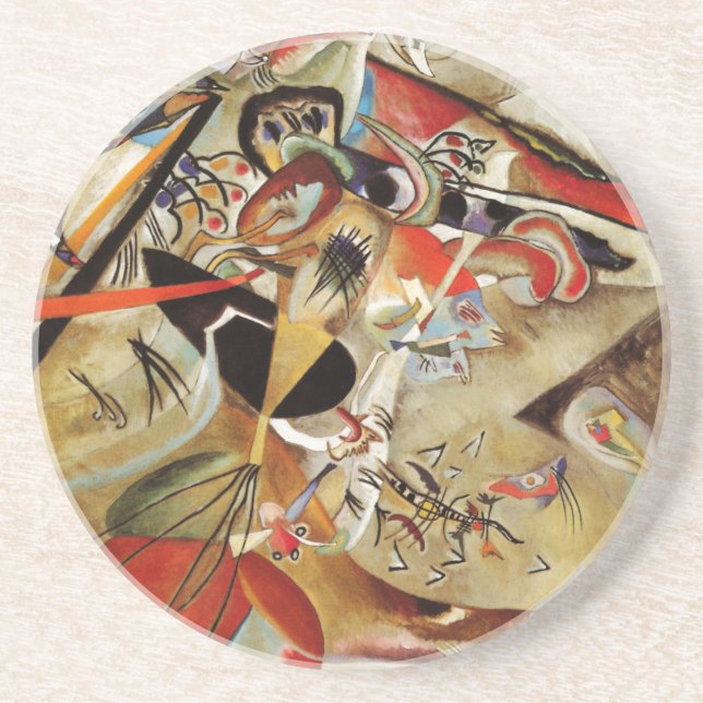 Kandinsky Composition Abstrakt Painting Underlägg (Framsidan)