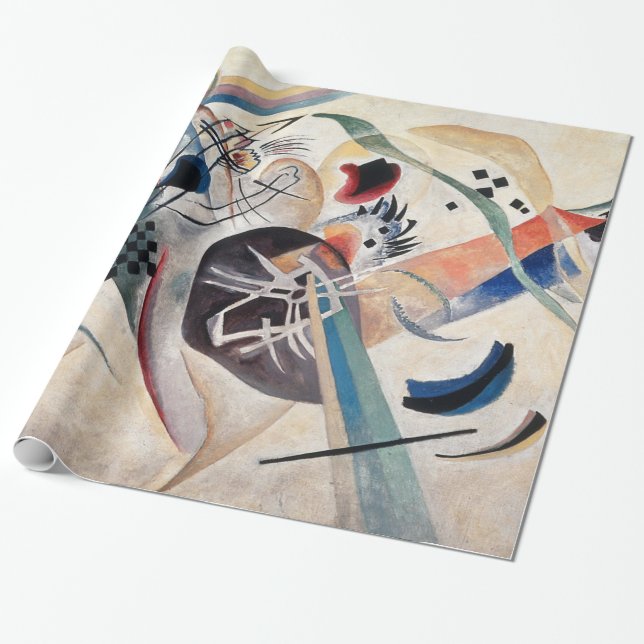 Kandinsky Composition Abstrakt Presentpapper (Utrullad)