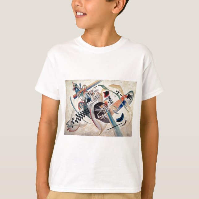 Kandinsky Composition Abstrakt T-shirt (Framsida)