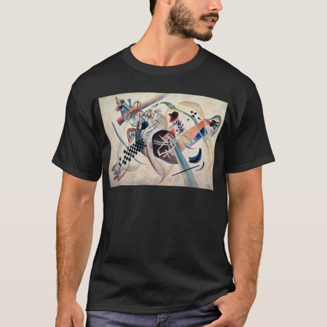 Kandinsky Composition Abstrakt T-shirt (Framsida)