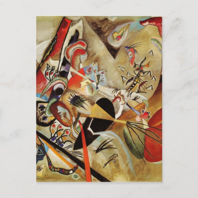 Kandinsky Composition Abstrakt Vykort (Framsida)