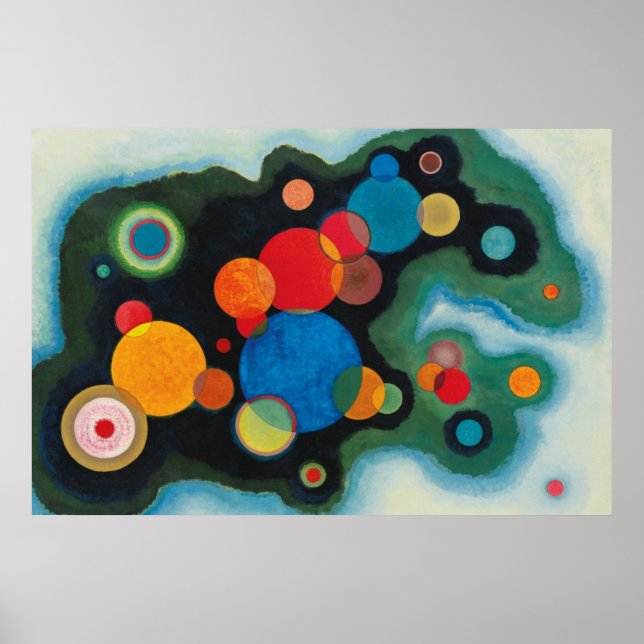 Kandinsky Composition Deeped Impulse Painting Art Poster (Framsidan)