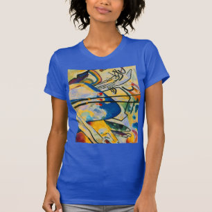 Kandinsky Composition IV Abstrakt Art Royal Blue T Shirt