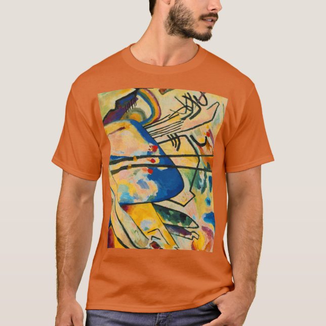 Kandinsky Composition IV Abstrakt Art T Shirt (Framsida)