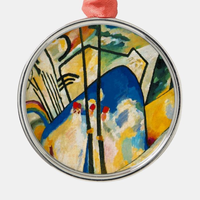 Kandinsky Composition IV Julgransprydnad Metall (Framsidan)