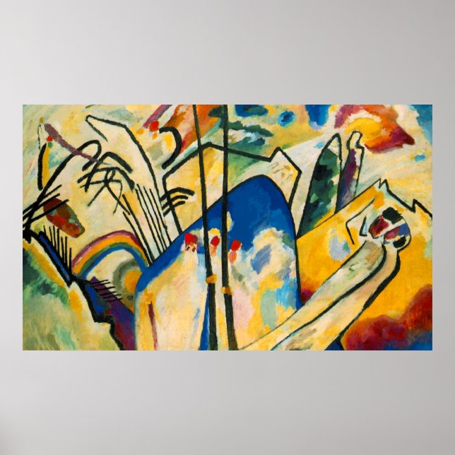 Kandinsky Composition IV Painting Art Poster (Framsidan)
