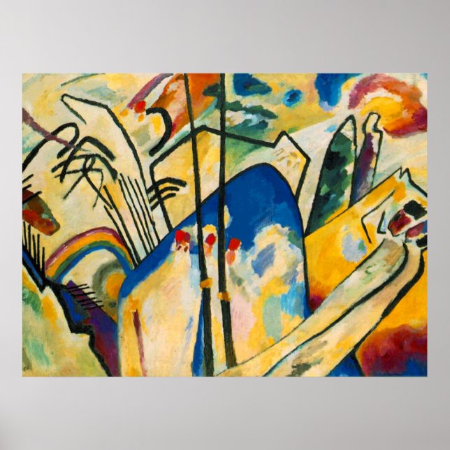 Kandinsky Composition IV Painting Art Poster (Framsidan)