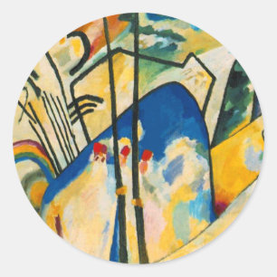 Kandinsky Composition IV Runt Klistermärke