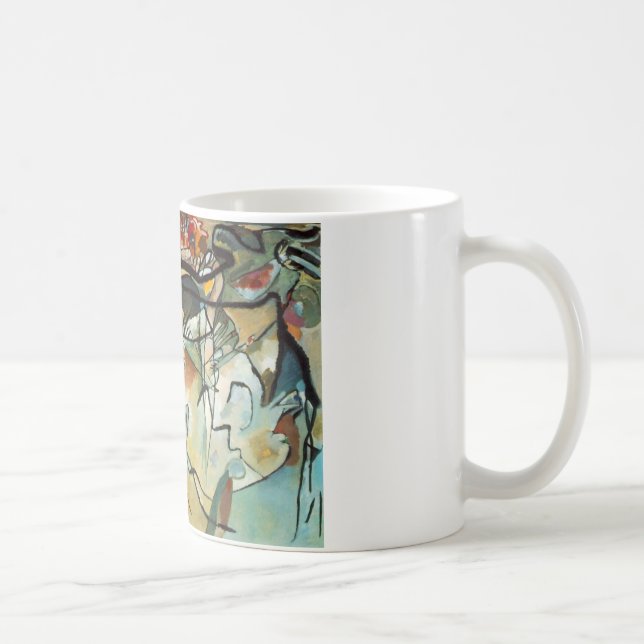 Kandinsky Composition V Abstrakt Painting Kaffemugg (Höger)