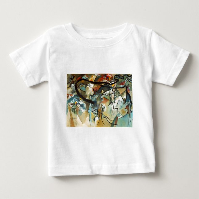 Kandinsky Composition V Abstrakt Painting Tee Shirt (Framsida)