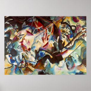 Kandinsky Composition VI Abstrakt Canvas Painting Poster