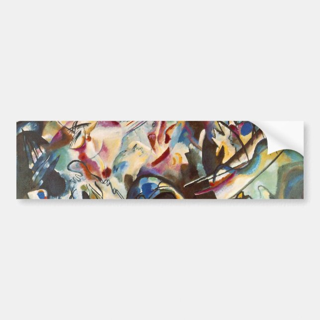 Kandinsky Composition VI Abstrakt Painting Bildekal (Framsidan)