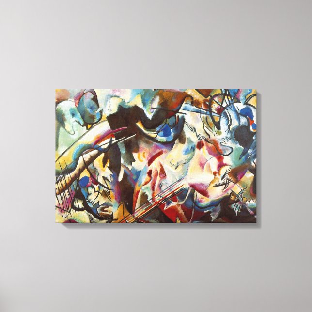Kandinsky Composition VI Abstrakt Painting Canvastryck (Framsida)