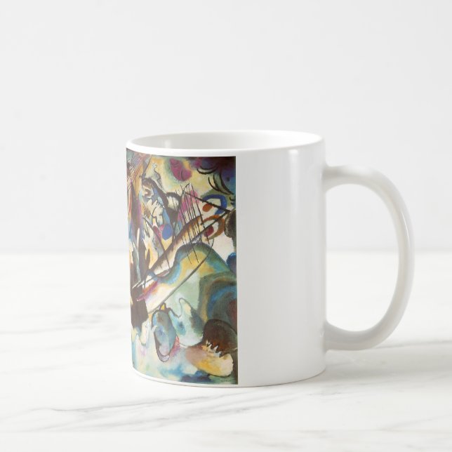 Kandinsky Composition VI Abstrakt Painting Kaffemugg (Höger)