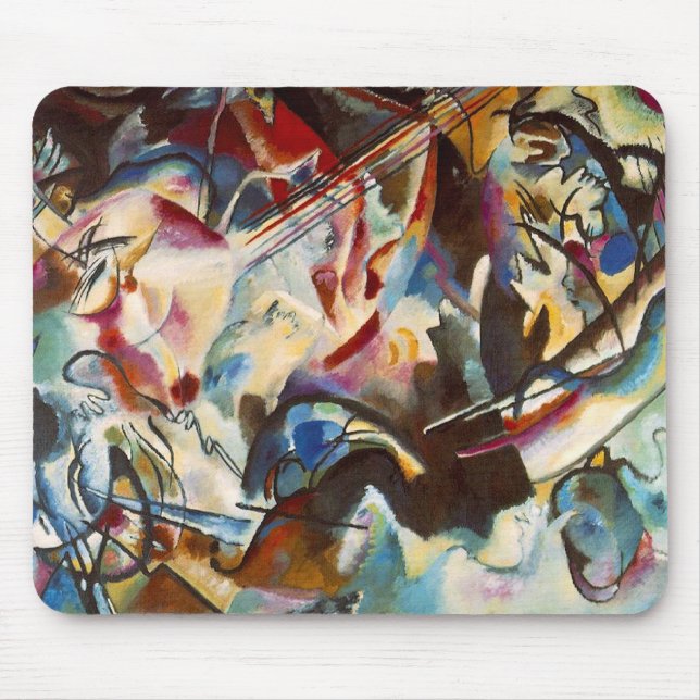 Kandinsky Composition VI Abstrakt Painting Musmatta (Framsidan)