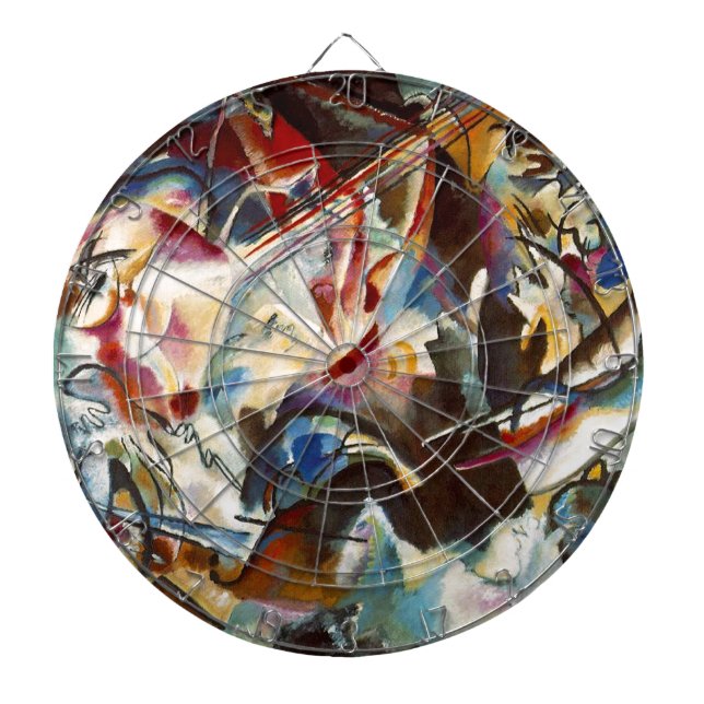Kandinsky Composition VI Abstrakt Painting Piltavla (Framsidan)