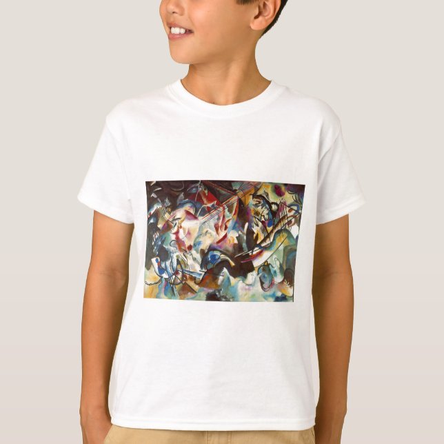 Kandinsky Composition VI Abstrakt Painting T-shirt (Framsida)