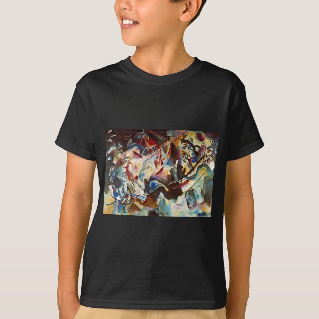 Kandinsky Composition VI Abstrakt Painting T-shirt (Framsida)