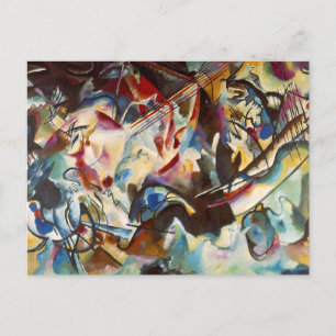 Kandinsky Composition VI Abstrakt Painting Vykort