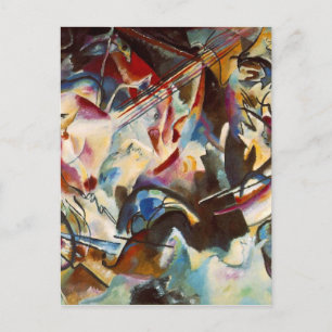 Kandinsky Composition VI Abstrakt Painting Vykort