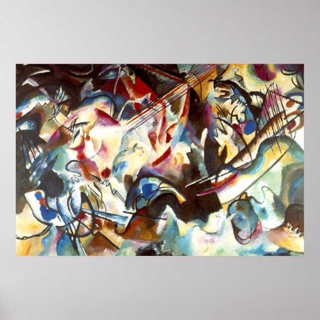 Kandinsky Composition VI Painting Art Poster (Framsidan)
