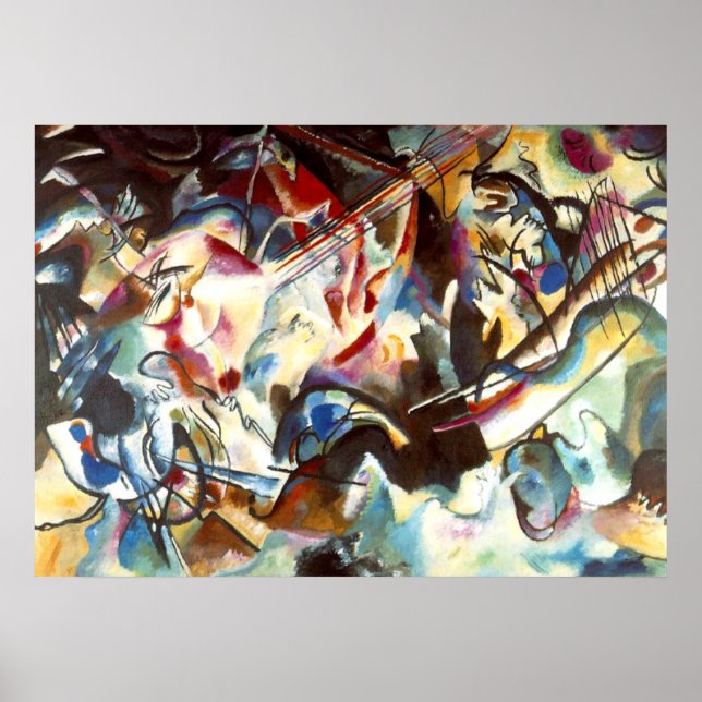 Kandinsky Composition VI Painting Art Poster (Framsidan)
