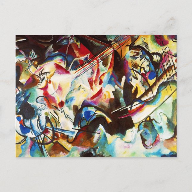 Kandinsky Composition VI vykort (Framsida)