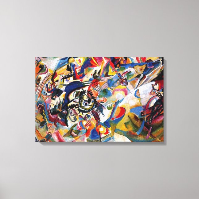Kandinsky Composition VII Abstrakt Painting Canvastryck (Framsida)