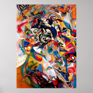 Kandinsky Composition VII Abstrakt Painting Poster