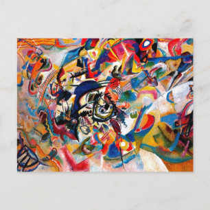 Kandinsky Composition VII Abstrakt Painting Vykort