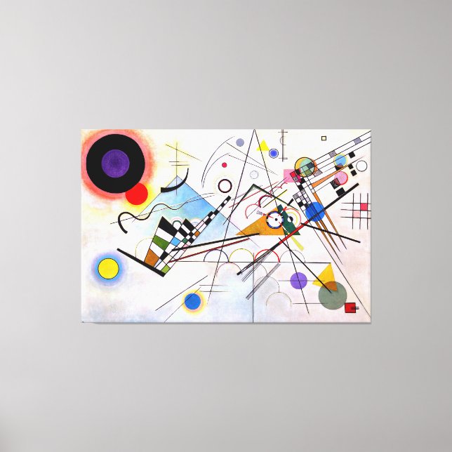 KANDINSKY - COMPOSITION VIII - 1923 - Bauhaus - Canvastryck (Framsida)