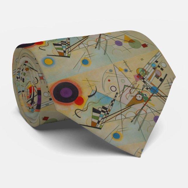 Kandinsky Composition VIII Abstrakt Neck Tie Slips (Rullad)
