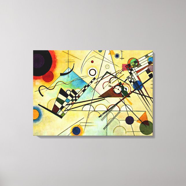 Kandinsky - Composition VIII Canvastryck (Framsida)