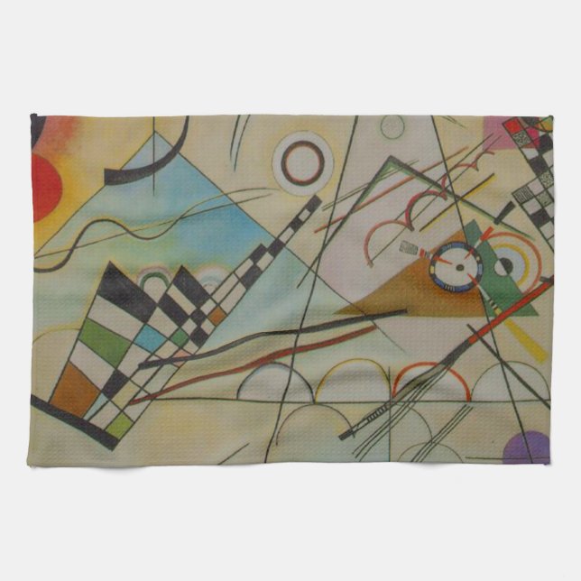 Kandinsky Composition VIII Kökshandduk (Horisontell)