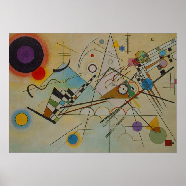 Kandinsky Composition VIII Painting Art Poster (Framsidan)