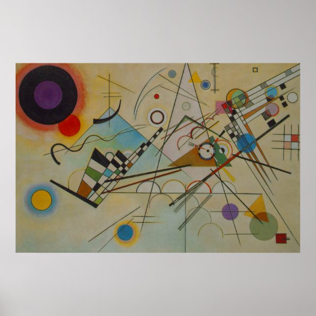 Kandinsky Composition VIII Painting Art Poster (Framsidan)