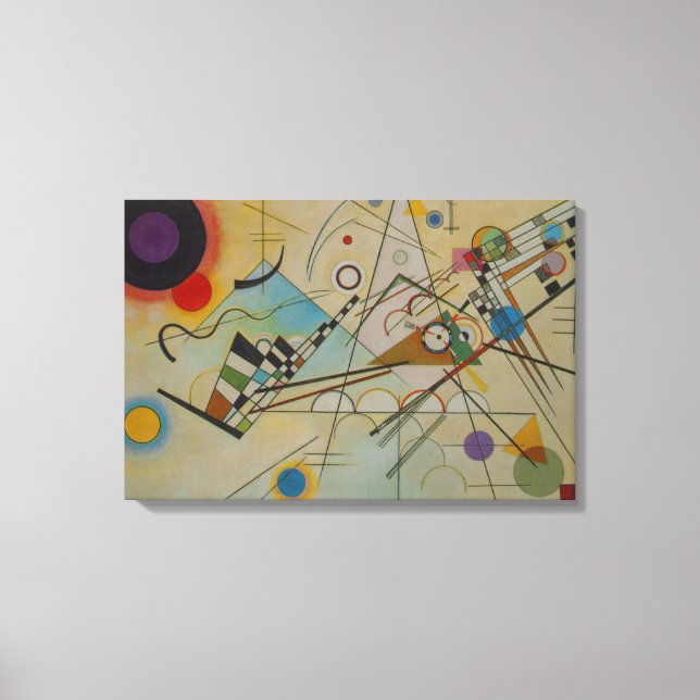 Kandinsky Composition VIII Painting Wrapped Canvas (Framsida)