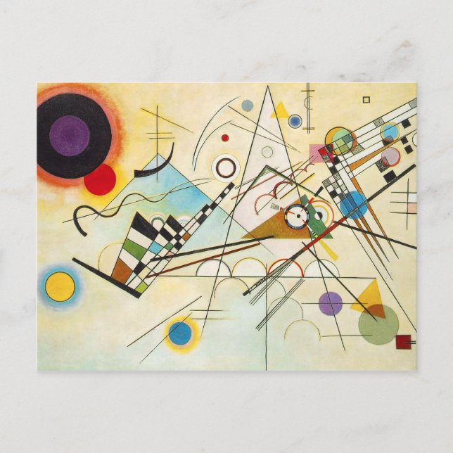 Kandinsky Composition VIII vykort (Framsida)