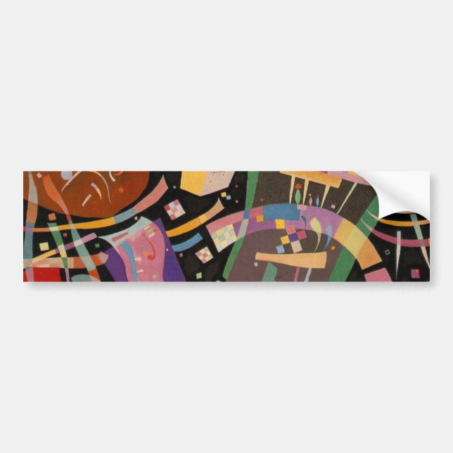 Kandinsky Composition X Abstrakt Artwork Bildekal (Framsidan)