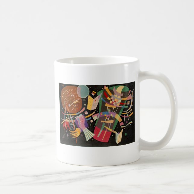 Kandinsky Composition X Abstrakt Artwork Kaffemugg (Höger)