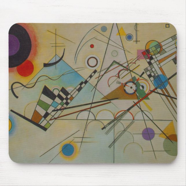 Kandinsky Compositon 8 Mousepad Musmatta (Framsidan)